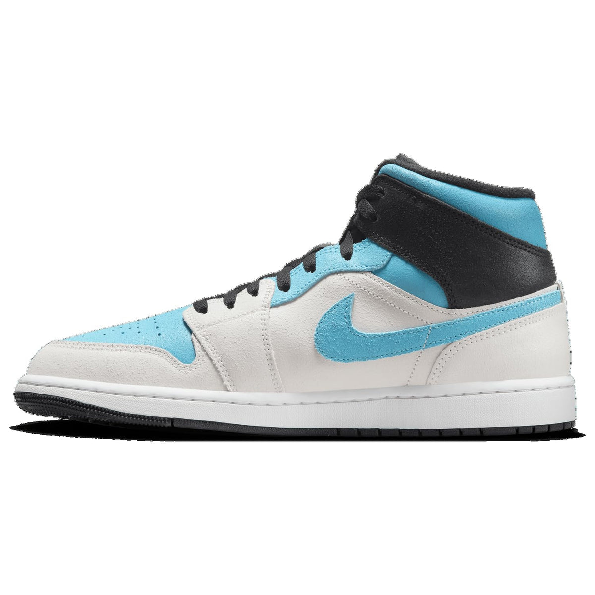 Jordan Air 1 Mid Se - Men's (Summit White/Blue Chill/Anthracite) Size 9