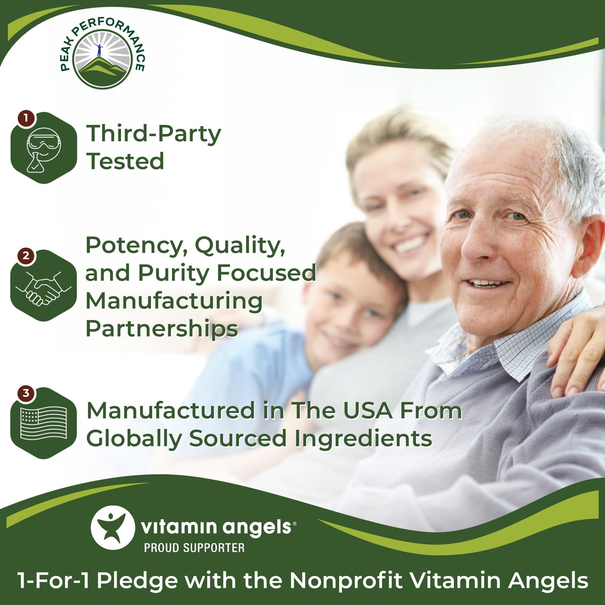 Peak Performance Organic Greens Superfood Powder. Best Tasting Super Greens Powder with 25+ Organic Ingredients for Max Energy and Athletic Performance. Vegan Keto Green Juice Daily Drink