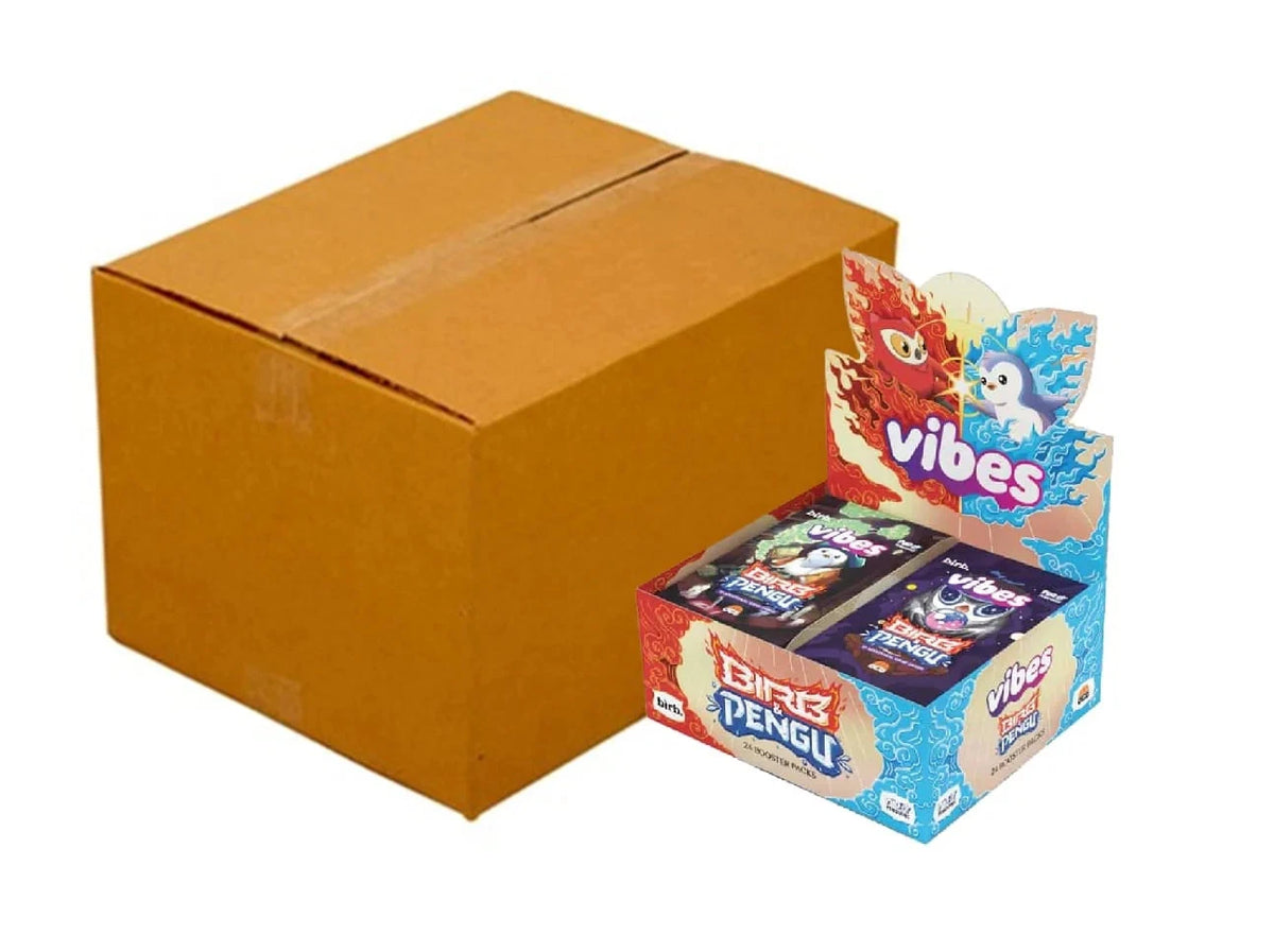 SEALED CASE! 10x Vibes Pudgy Penguins TCG Set 3 Birb and Pengu Booster Box