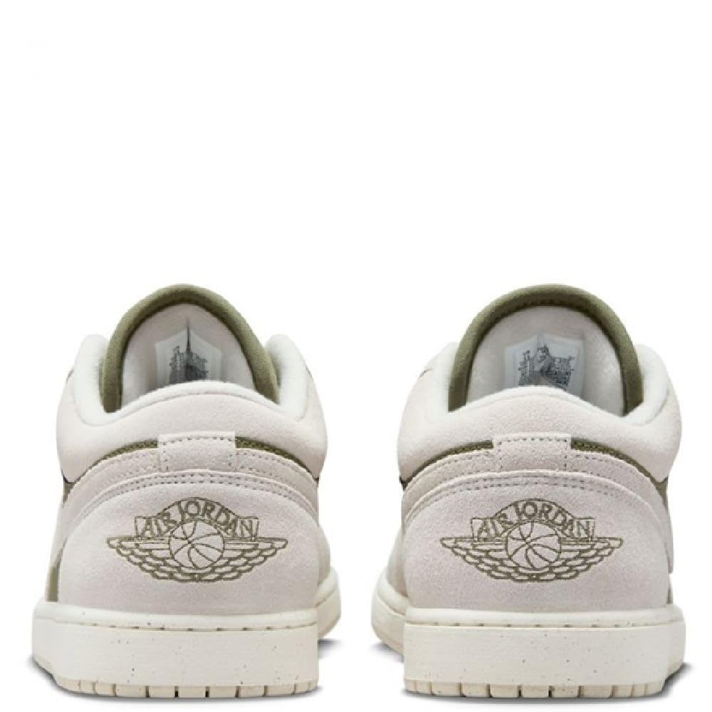 Air Jordan 1 Low SE Men's Shoes (Medium Olive/Sail/Light Orewood Brown) Size 9