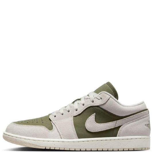 Air Jordan 1 Low SE Men's Shoes (Medium Olive/Sail/Light Orewood Brown) Size 9
