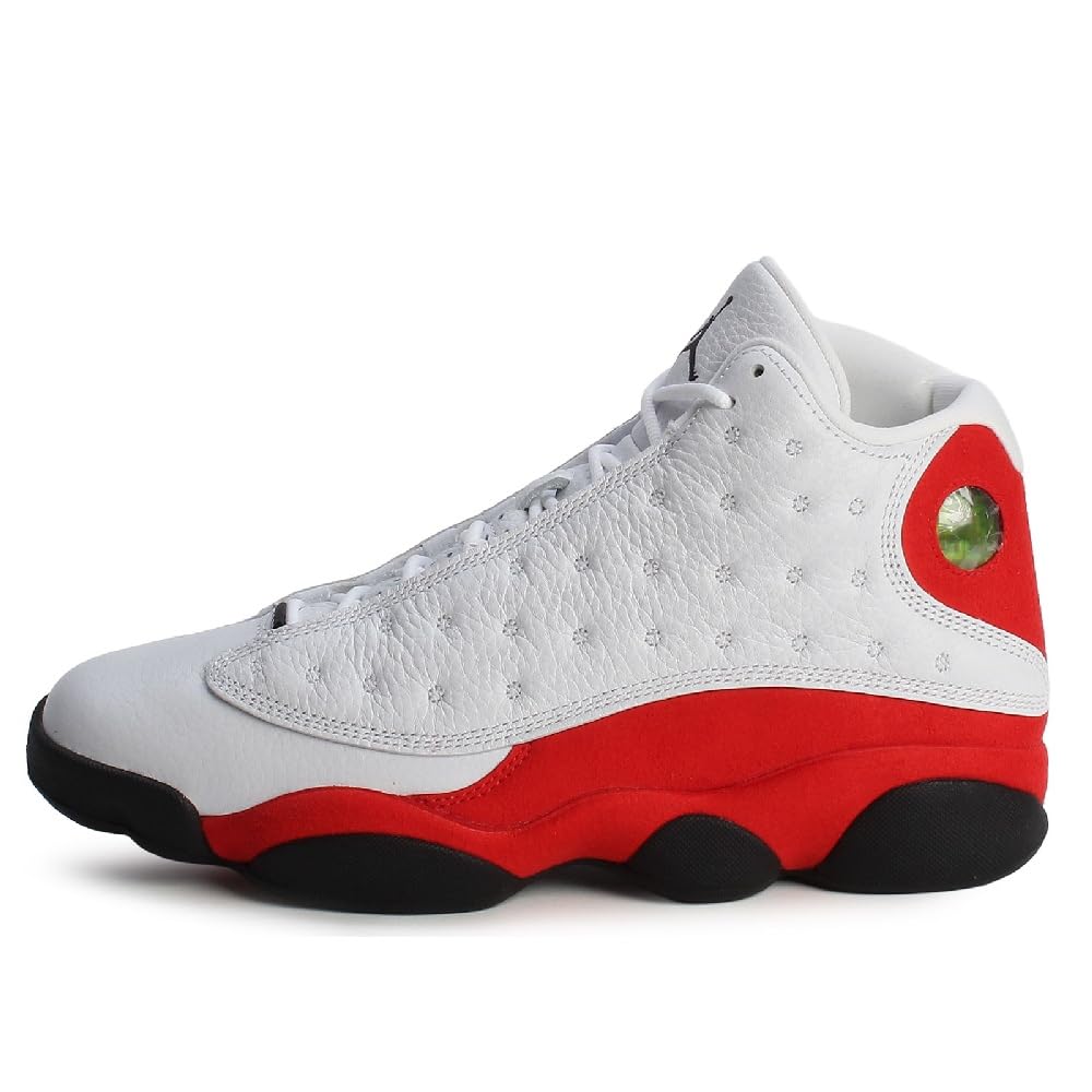 Nike Air Jordan 13 Retro White and University Red Men's Shoes (US Footwear Size System, Adult, Men, Numeric, Medium, 11)