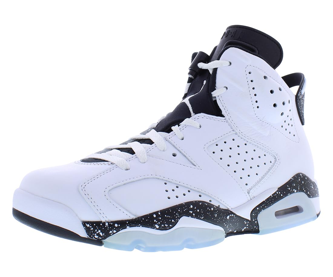 NIKE Jordan Men's 6 Retro Reverse Oreo White/Black (CT8529 112) - 10
