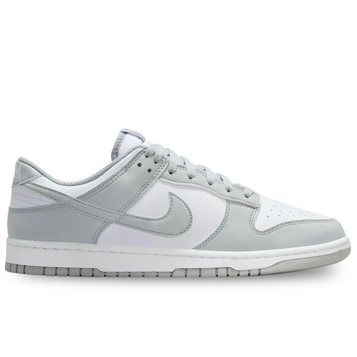 Retro Nike Dunk Low Men's Trainers in White Light Smoke Grey, Size 10.5 by Nike
