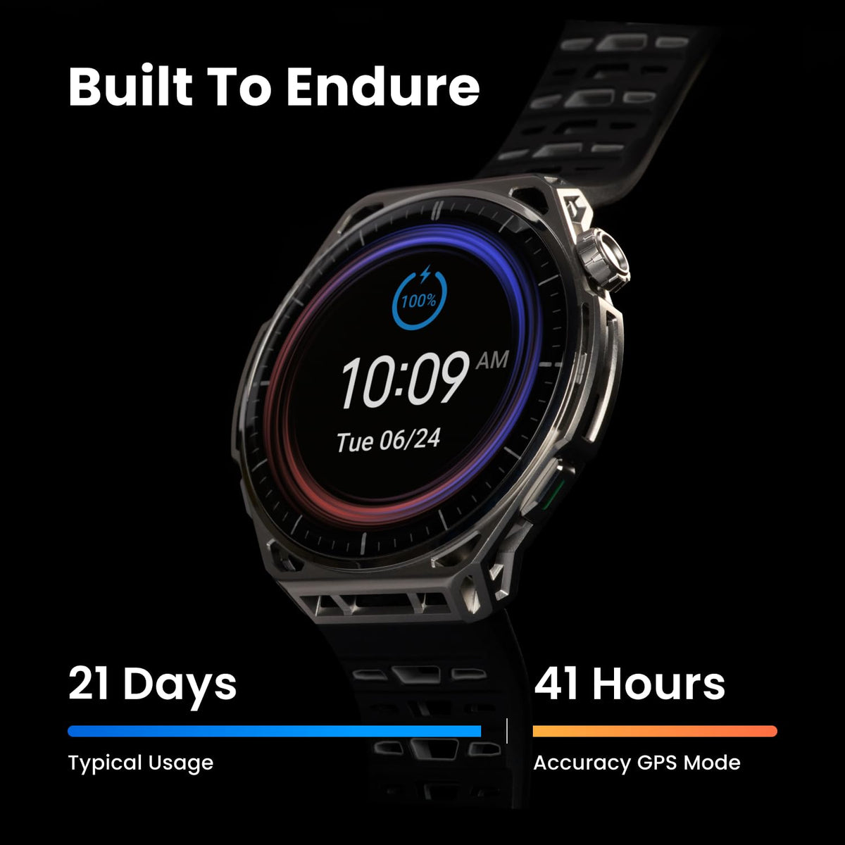 Amazfit Balance 3 Smart Watch, 1.5" AMOLED Sapphire Glass, iOS/Android
