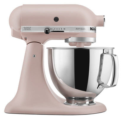 KitchenAid Artisan, 5-Qt Tilt Head Stand Mixer, KSM150PS, Feather Pink