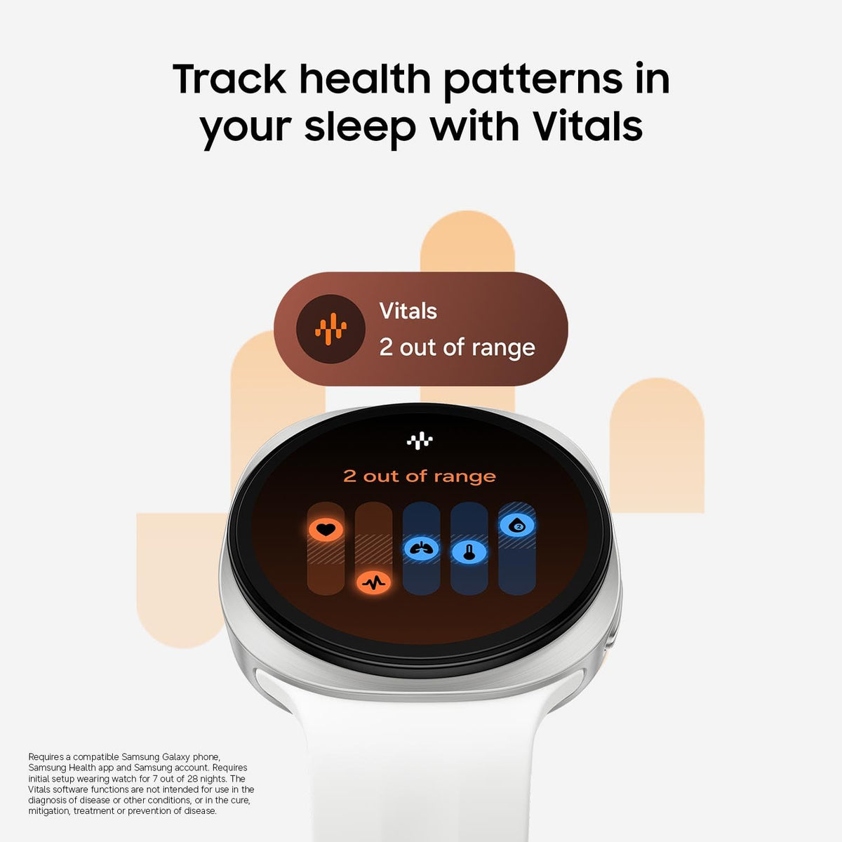 Samsung Galaxy Watch9, Cream, 40mm Bluetooth Smartwatch