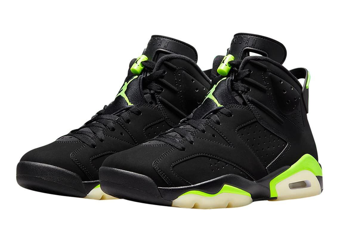 Men's Jordan 6 Retro Electric Green Black/Electric Green