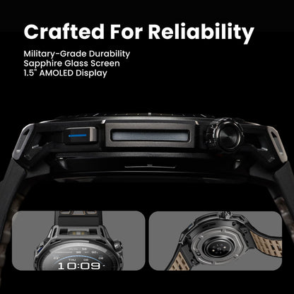 Amazfit Balance 3 Smart Watch, 1.5" AMOLED Sapphire Glass, iOS/Android