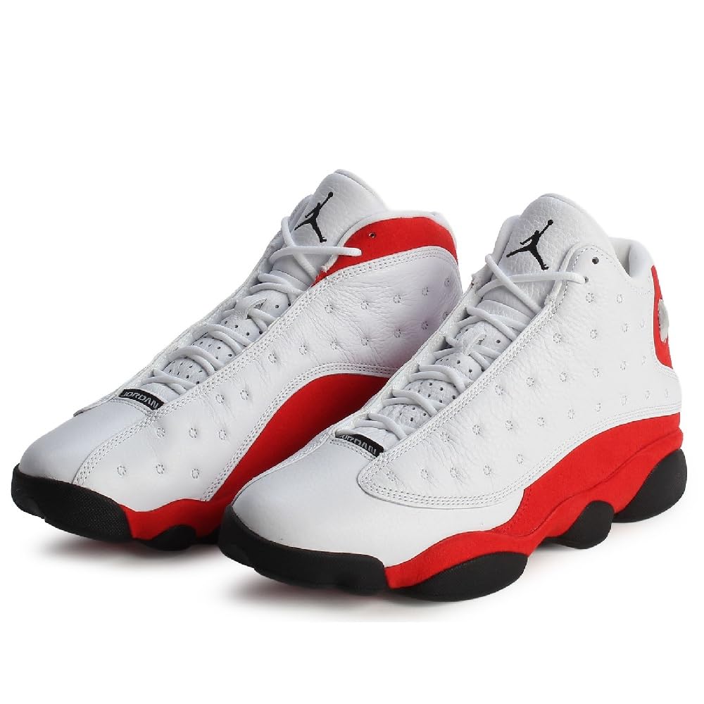Nike Air Jordan 13 Retro White and University Red Men's Shoes (US Footwear Size System, Adult, Men, Numeric, Medium, 11)