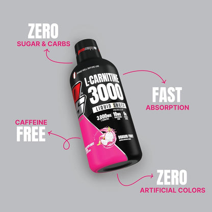 ProSupps L-Carnitine 3000 Stimulant Free Liquid Shots (31 Servings, Dragon Fruit) and Mr. Hyde Signature Series Pre-Workout Energy Powdered Drink (30 Servings, Blueberry Lemonade) Bundle