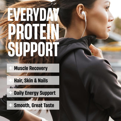 Whole Food Protein Powder - 25g Protein per Scoop, Lactose Free Protein with Beef Isolate, Collagen, Pea, Brown Rice, Chicken & Egg Protein, 0G Sugar, Keto Friendly, Vanilla Milkshake 25 Serv