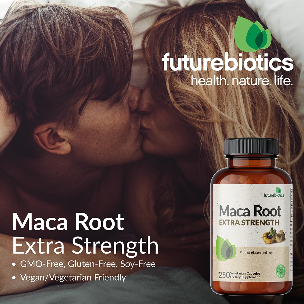 Futurebiotics Maca Root Extra Strength Supports Energy, Stamina & Reproductive Health, Non-GMO, 250 Vegetarian Capsules