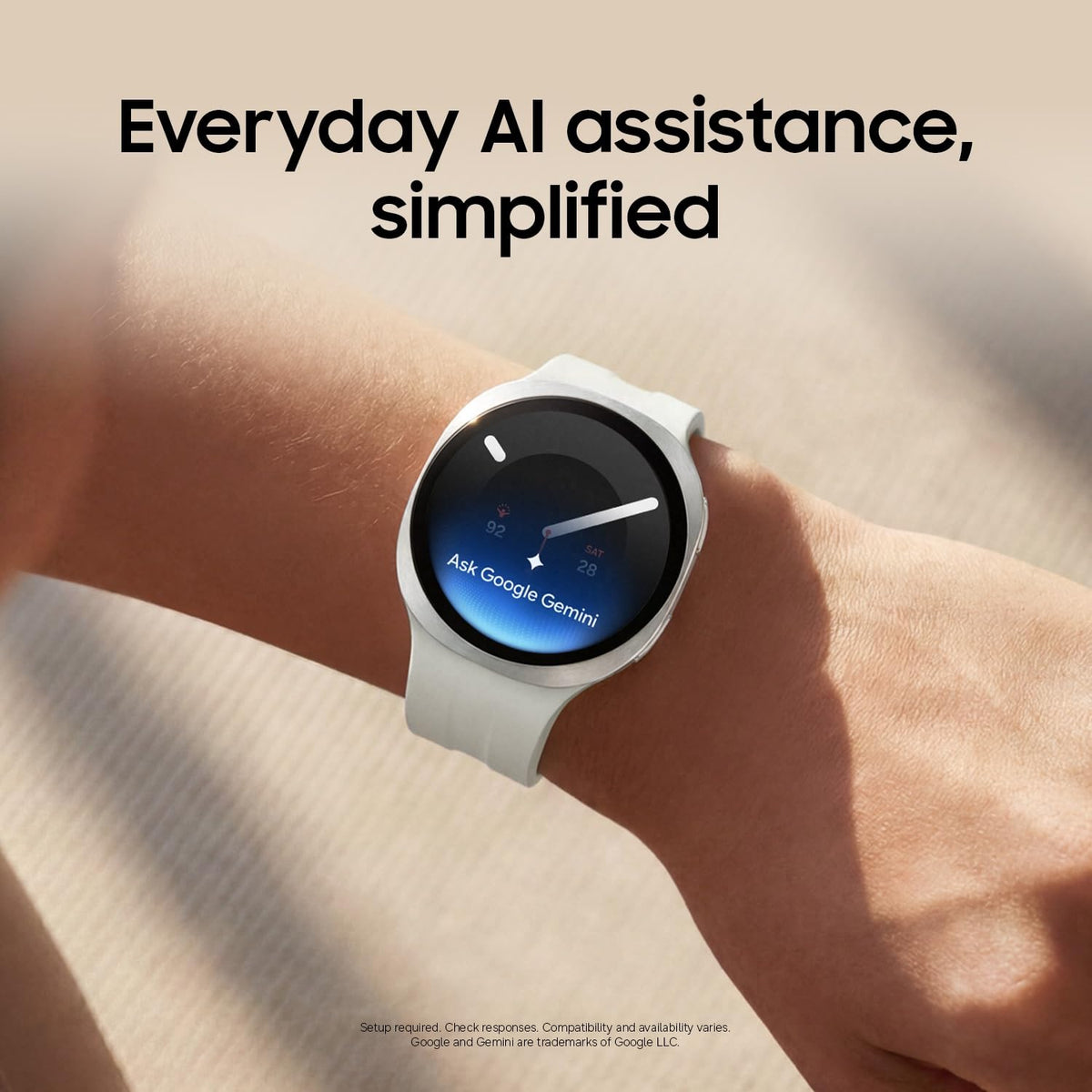 Samsung Galaxy Watch9, Cream, 40mm Bluetooth Smartwatch