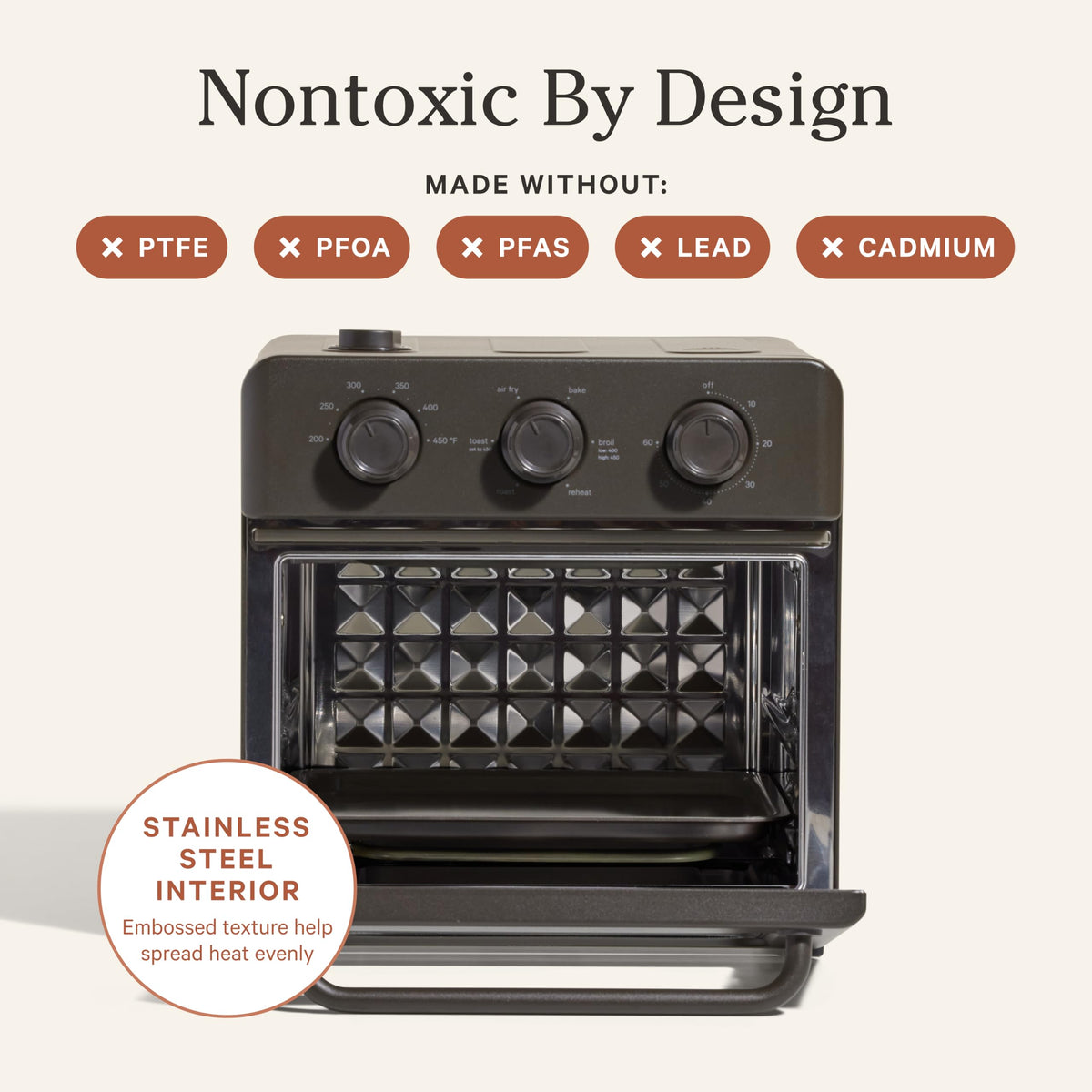 Our Place Wonder Oven, 6-in-1 Air Fryer & Toaster Oven, 2-Rack, 13 Qt
