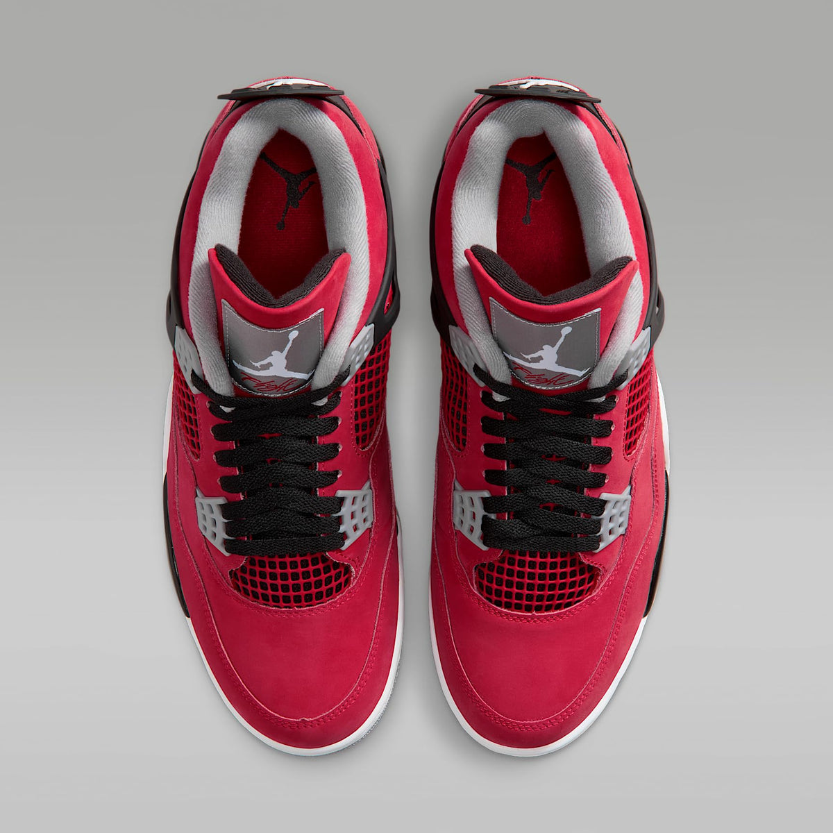 Air Jordan 4 Retro Men's Shoes (Fire Red/Black/Cement Gray/White) Size 7