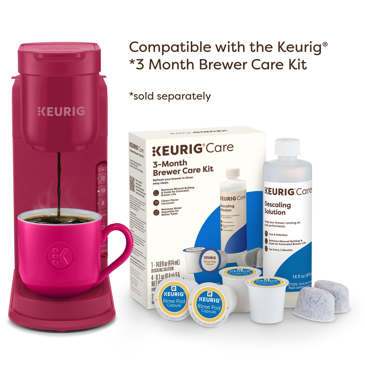 Keurig K-Express Single Serve K-Cup Pod Coffee Maker, Island Berry