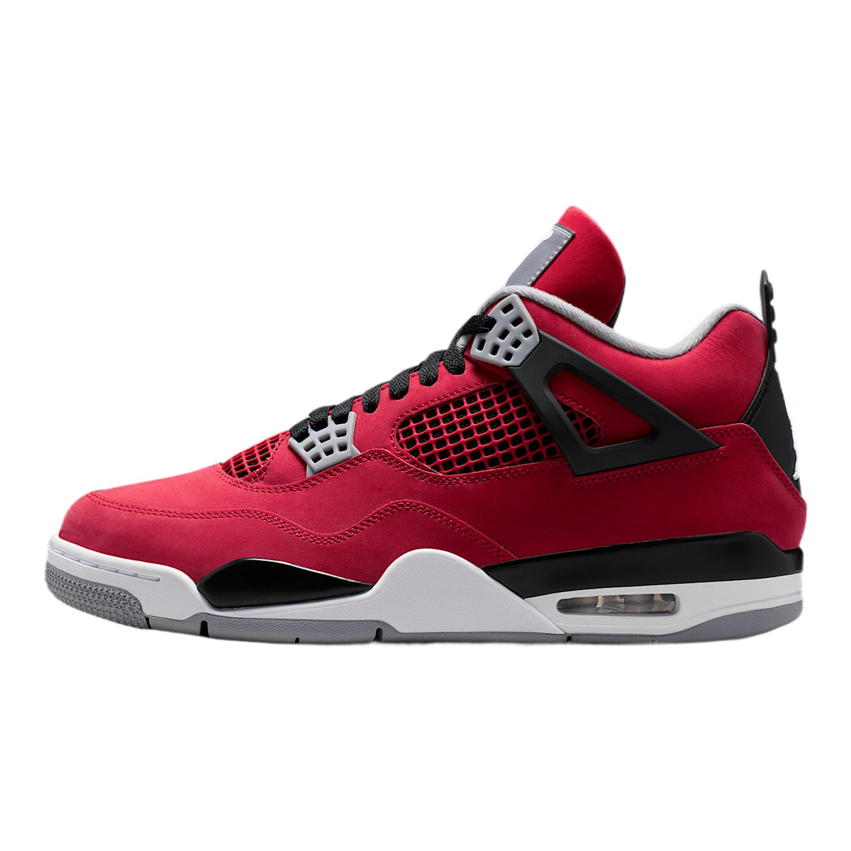 Air Jordan 4 Retro Men's Shoes (Fire Red/Black/Cement Gray/White) Size 7