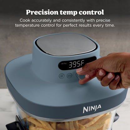 Ninja Crispi Pro Glass Air Fryer, 6-in-1, Cyberspace, AS101CY