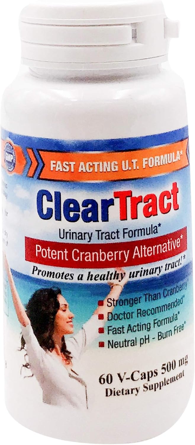 Cleartract D-Mannose Formula Capsules, 500 Mg, 60 Count