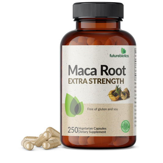 Futurebiotics Maca Root Extra Strength Supports Energy, Stamina & Reproductive Health, Non-GMO, 250 Vegetarian Capsules