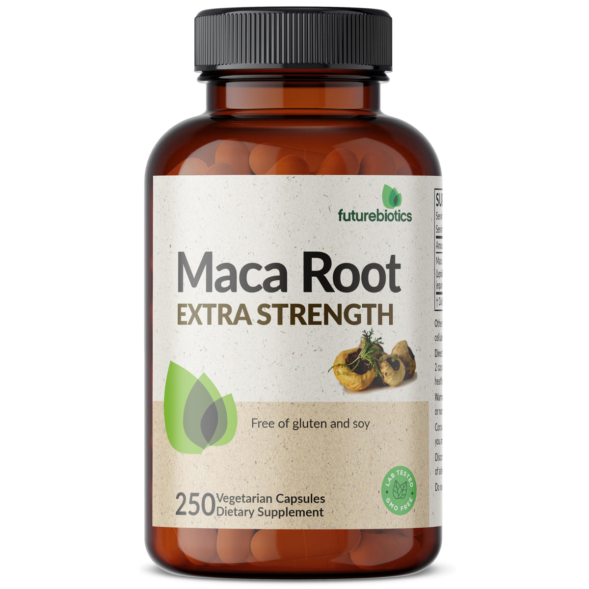 Futurebiotics Maca Root Extra Strength Supports Energy, Stamina & Reproductive Health, Non-GMO, 250 Vegetarian Capsules