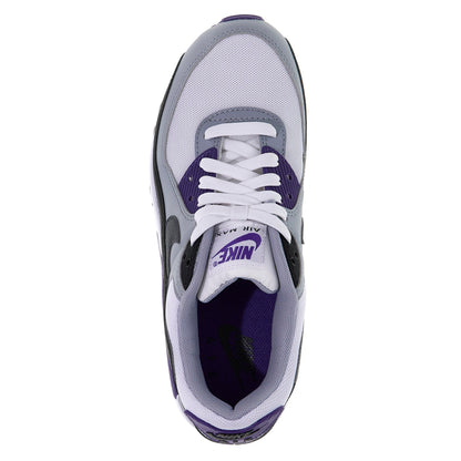 Nike Air Max 90 Women's Sneaker, White Iron Grey Black Wolf Grey, 9.5 US