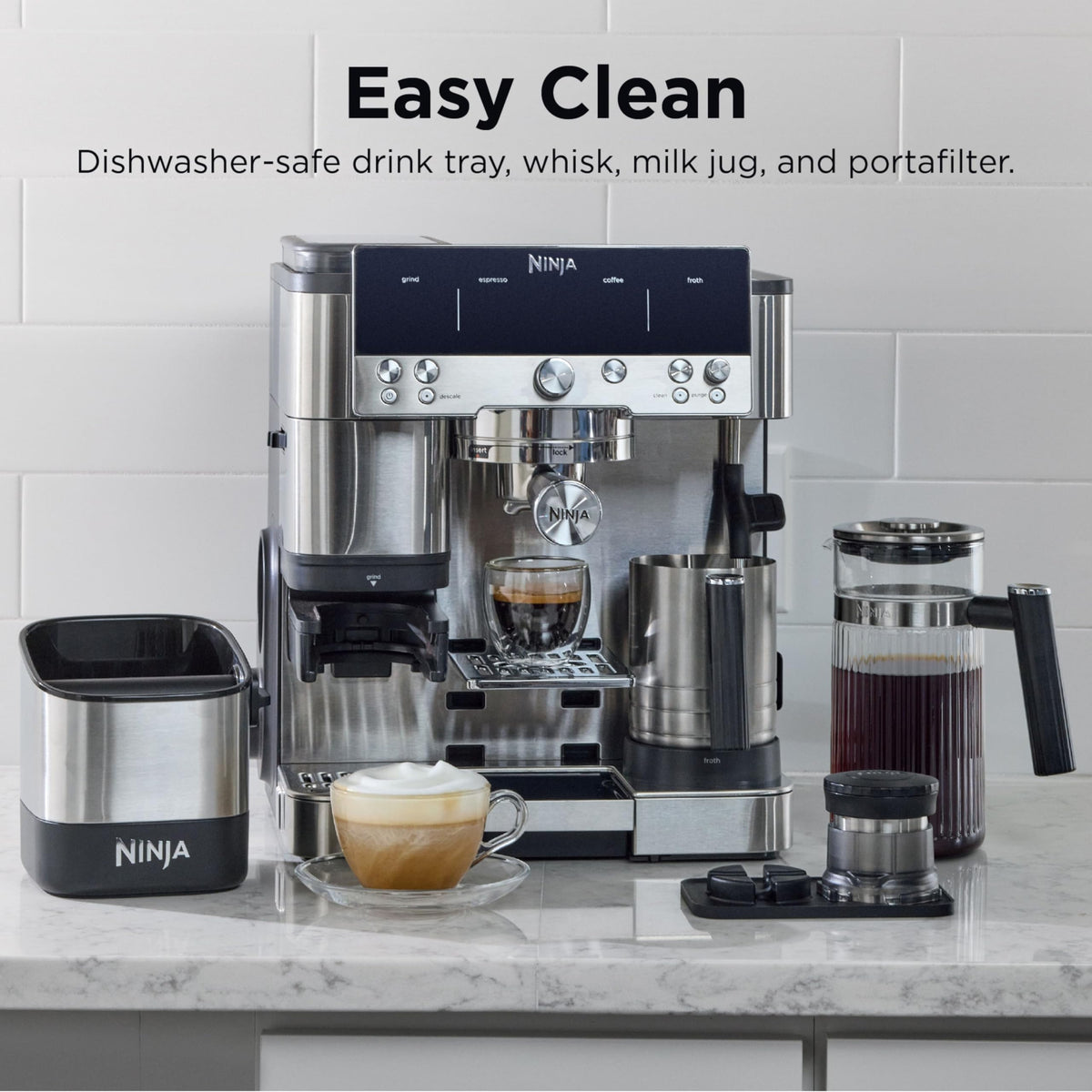 Ninja Luxe Café Premier 3-in-1 Espresso Machine, Drip Coffee, & Cold Brew