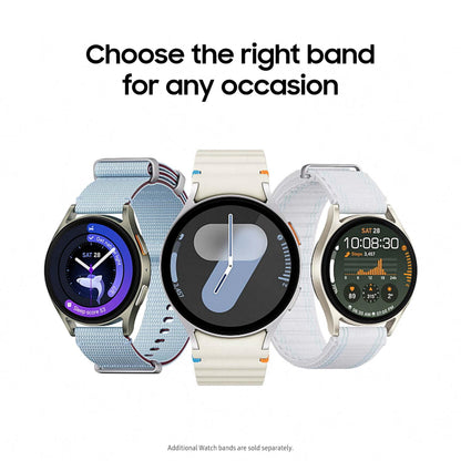 Samsung Galaxy Watch 7 40mm Bluetooth AI Smartwatch w/Energy Score, Wellness Tips, Heart Rate Tracking, Sleep Monitor, Fitness Tracker, 2024, Cream [US Version, 1Yr Manufacturer Warranty]