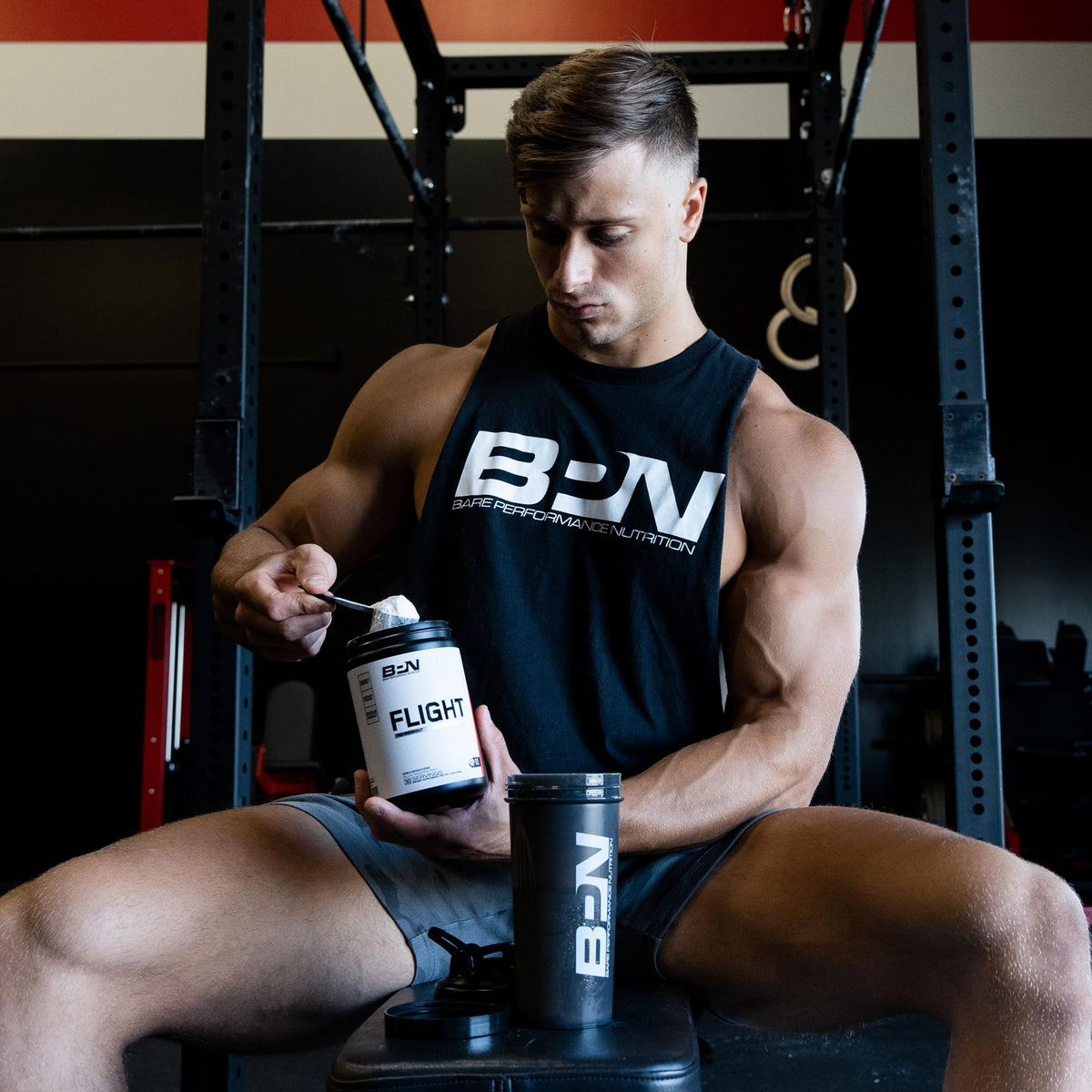 Bare Performance Nutrition BPN Flight Pre Workout, Supports Energy and Mental Focus, Improved Endurance & Muscle Pumps with CarnoSyn® Beta Alanine, Blue Raspberry, 30 Servings