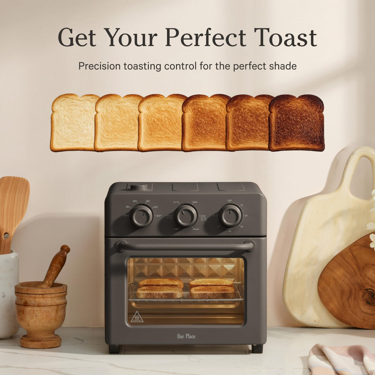 Our Place Wonder Oven, 6-in-1 Air Fryer & Toaster Oven, 2-Rack, 13 Qt